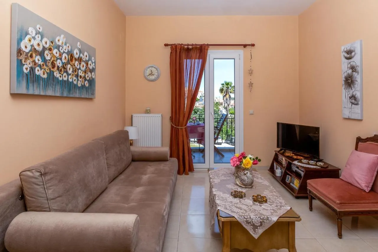 Alkithea, Cozy Apartment With Amazing Sea View 阿尔戈斯托利翁 0*,